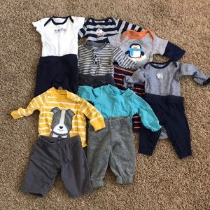 Lot of fall/winter newborn clothes